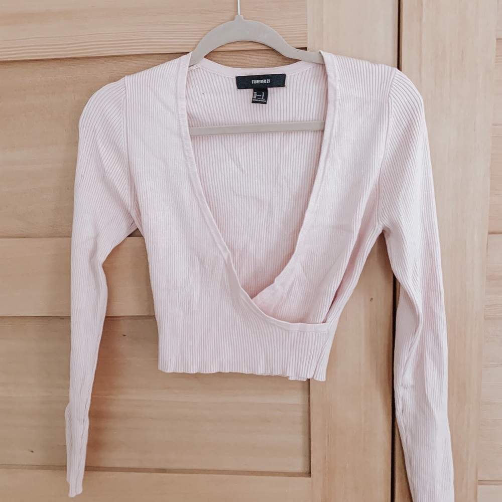 PINK CROP TOP